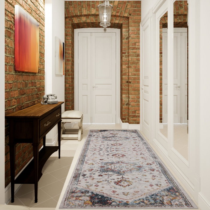Conceptum Alfombra de pasillo Multicolor 80 x 300 cm